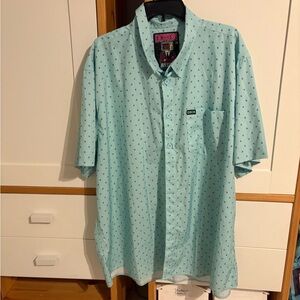 Dixxon Aqua anchor pattern 3X Men's Shirt